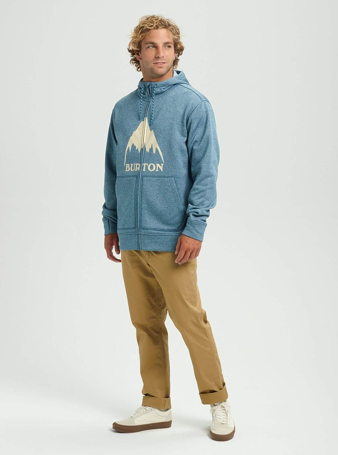 imageBurton Mens Oak FullZip HoodieBlue Sapphire Heather