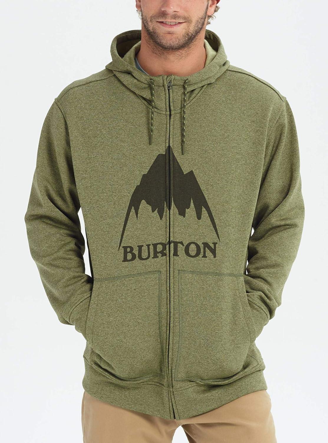 imageBurton Mens Oak FullZip HoodieClover Heather