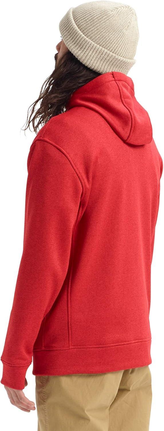 imageBurton Mens Oak FullZip HoodieFlame Scarlet Heather