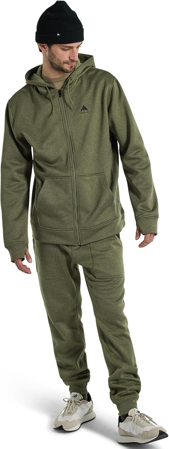 imageBurton Mens Oak FullZip HoodieForest Moss Heather