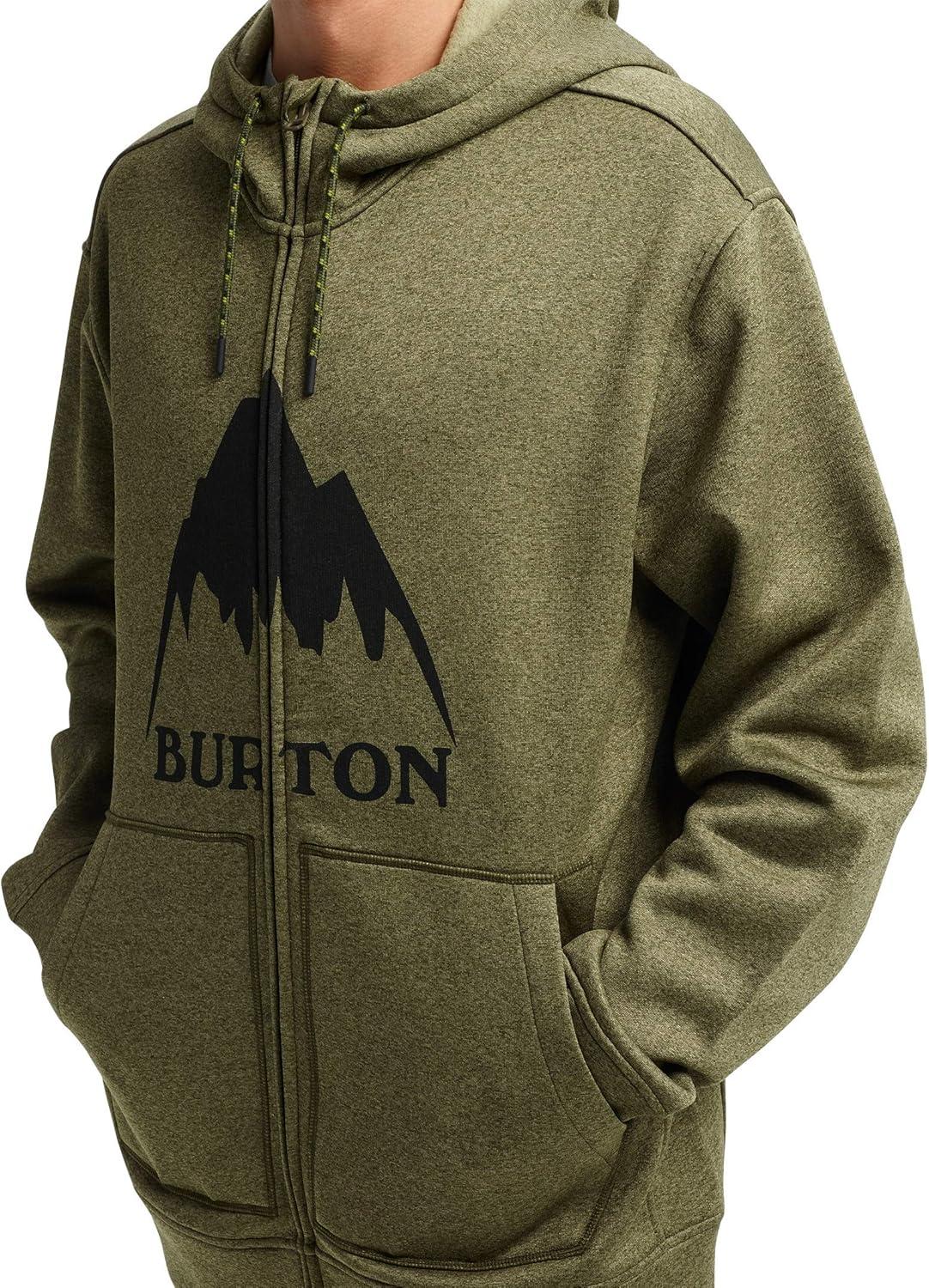 imageBurton Mens Oak FullZip HoodieKeef Heather