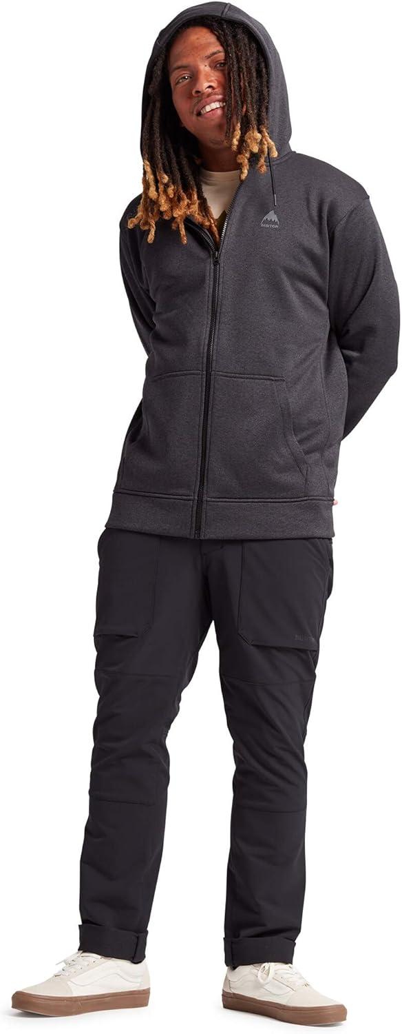 imageBurton Mens Oak FullZip HoodieTrue Black Heather