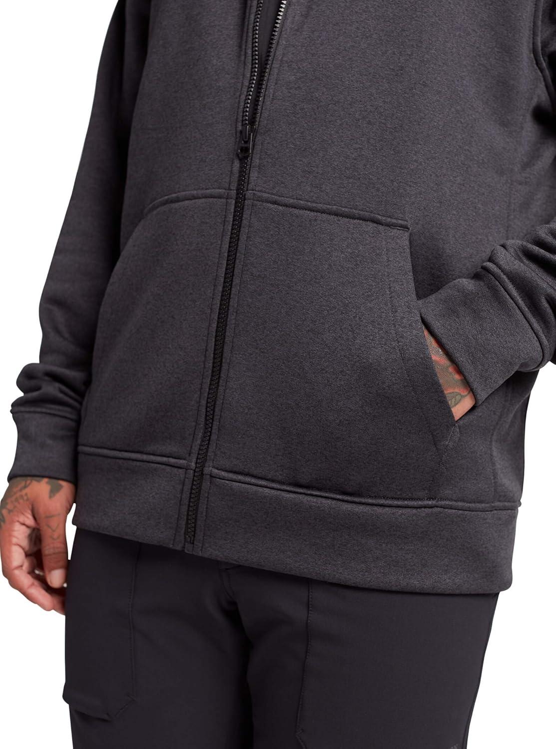 imageBurton Mens Oak FullZip HoodieTrue Black Heather