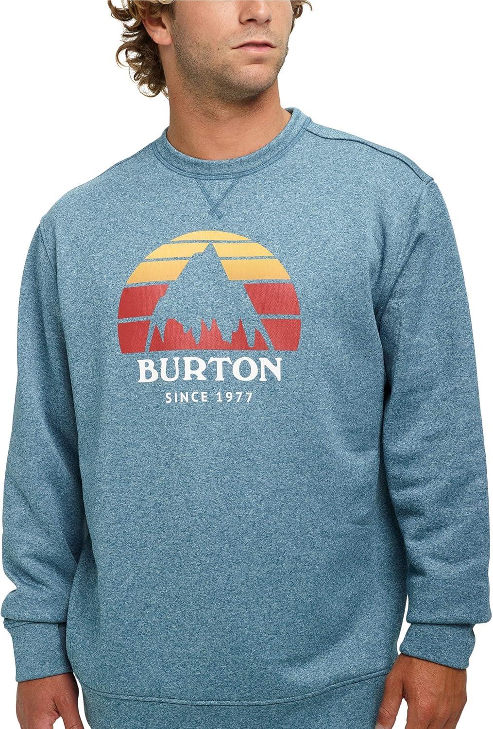 imageBurton Mens Oak Pullover CrewBlue Sapphire Heather