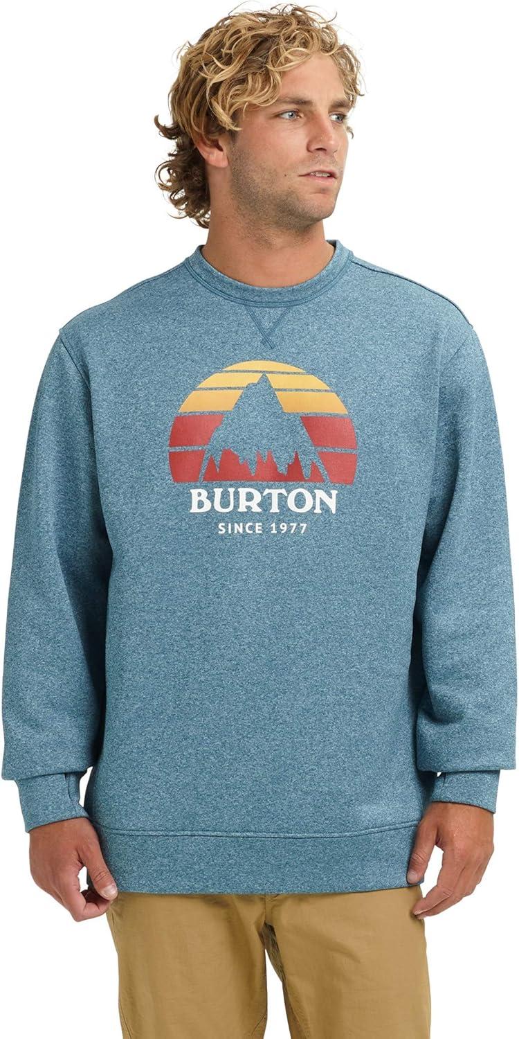 imageBurton Mens Oak Pullover CrewBlue Sapphire Heather