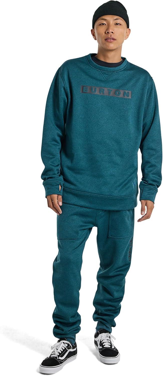 imageBurton Mens Oak Pullover CrewDeep Emerald Heather