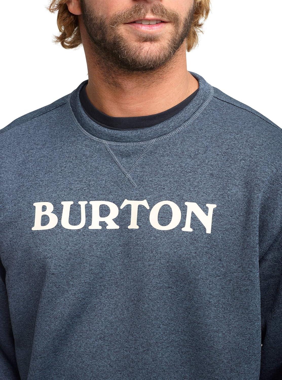 imageBurton Mens Oak Pullover CrewDress Blue Heather