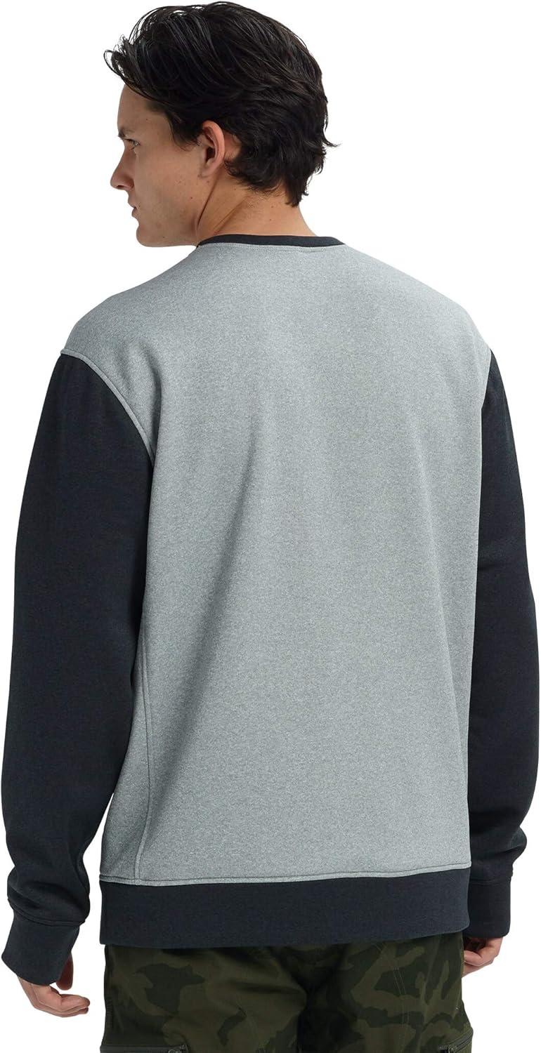 imageBurton Mens Oak Pullover CrewGray HeatherTrue Black Heather