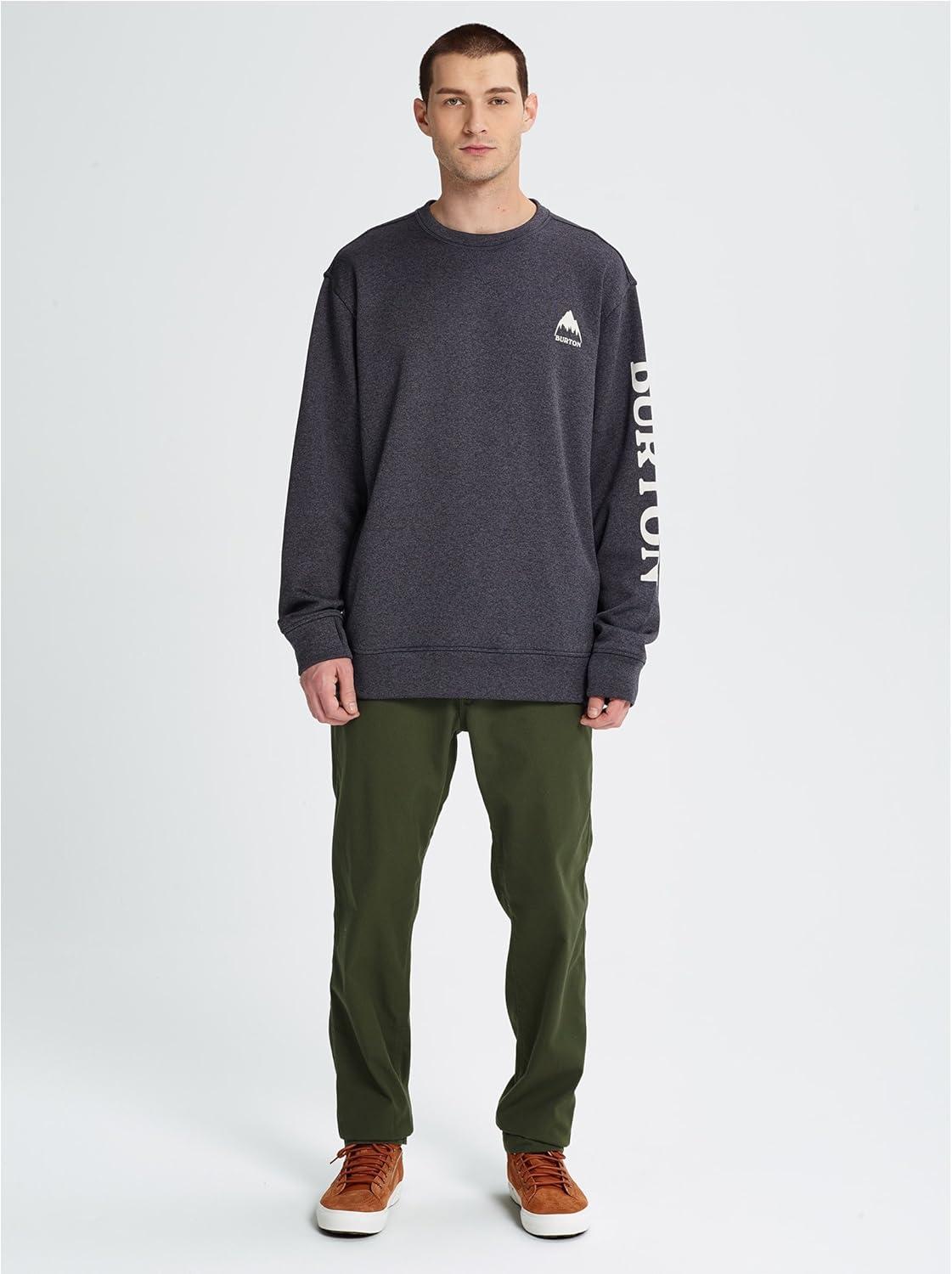 imageBurton Mens Oak Pullover CrewTrue Black Heather 1