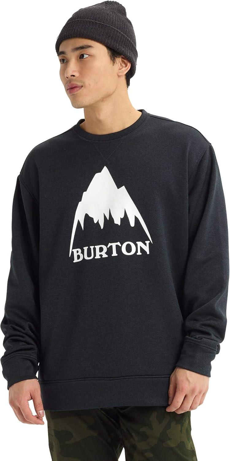 imageBurton Mens Oak Pullover CrewTrue Black Heather New