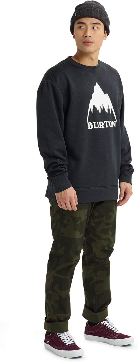 imageBurton Mens Oak Pullover CrewTrue Black Heather New