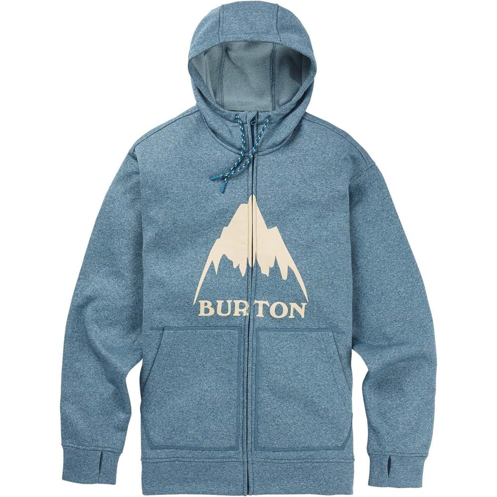 imageBurton Mens Oak FullZip HoodieBlue Sapphire Heather