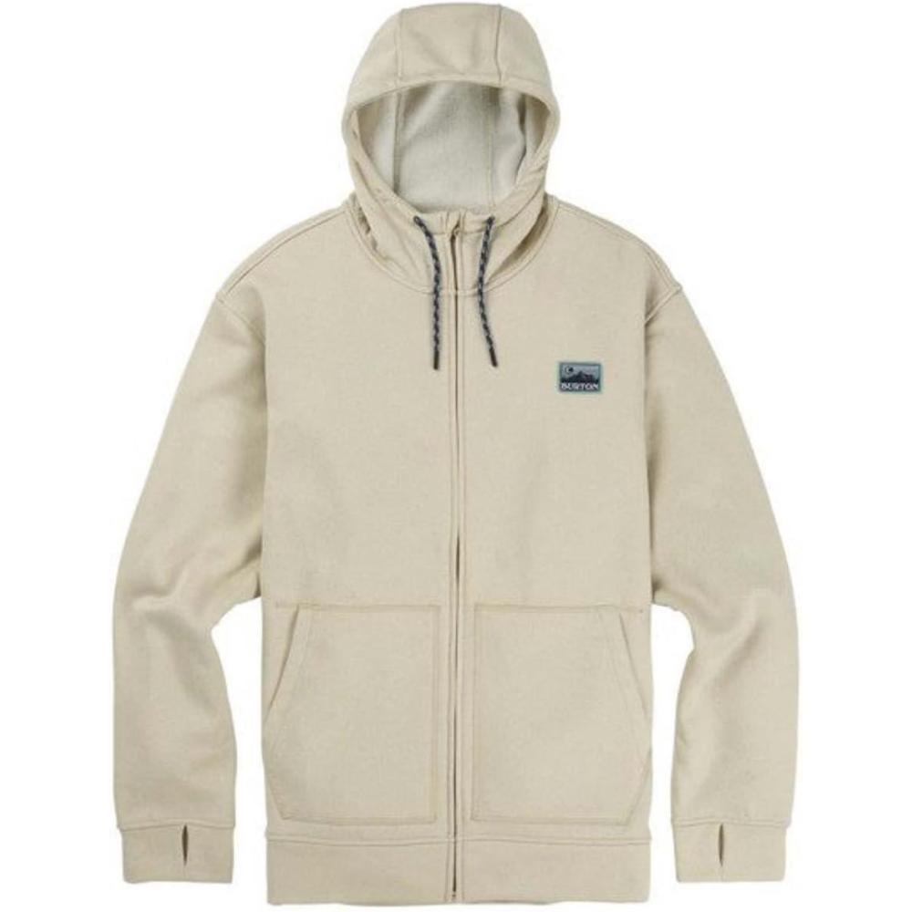 imageBurton Mens Oak FullZip HoodiePelican Heather