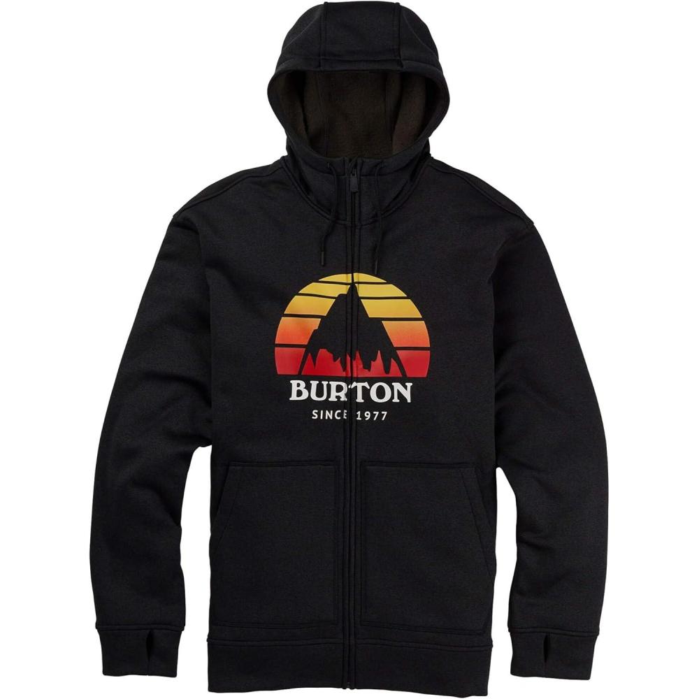 imageBurton Mens Oak FullZip HoodieSunset True Black Heather