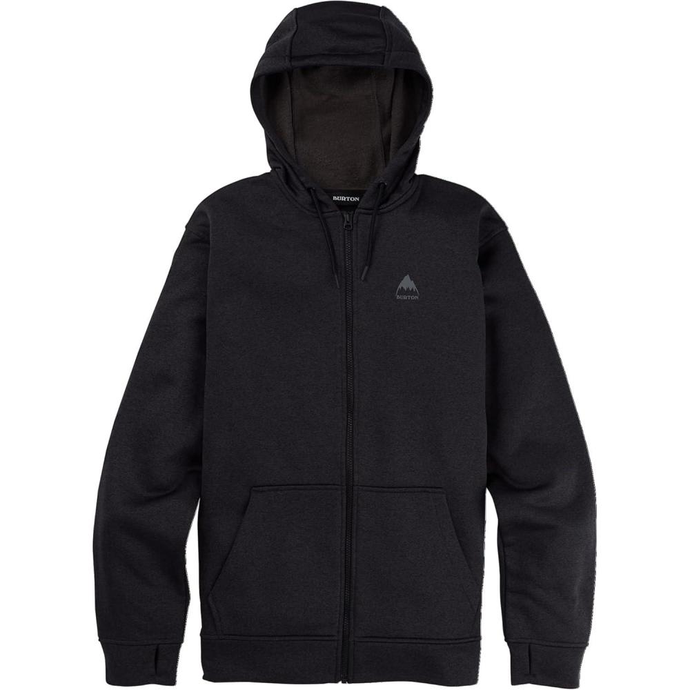 imageBurton Mens Oak FullZip HoodieTrue Black Heather