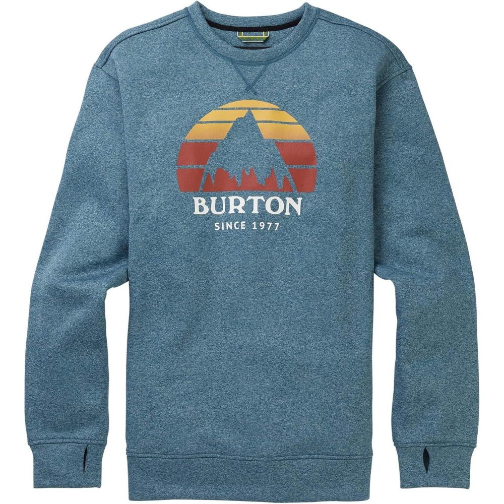 imageBurton Mens Oak Pullover CrewBlue Sapphire Heather