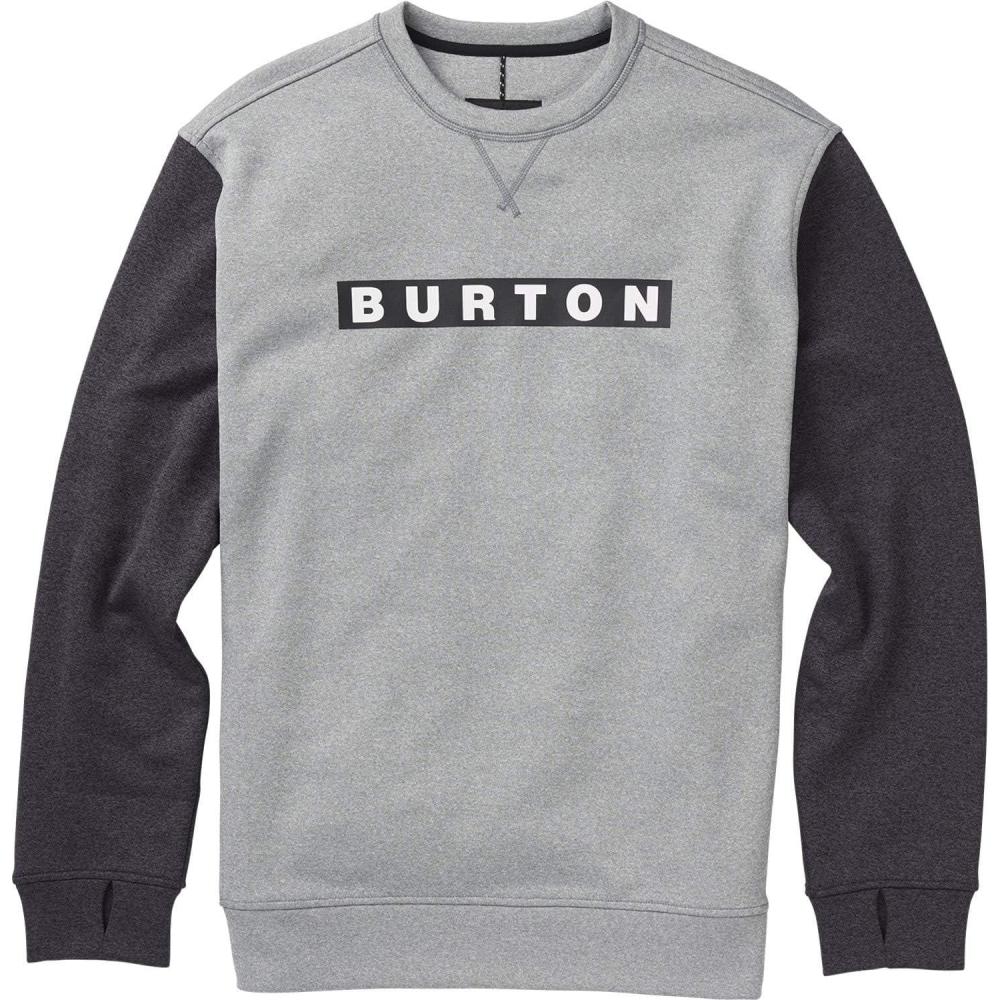 imageBurton Mens Oak Pullover CrewMonument HeatherHeather Black