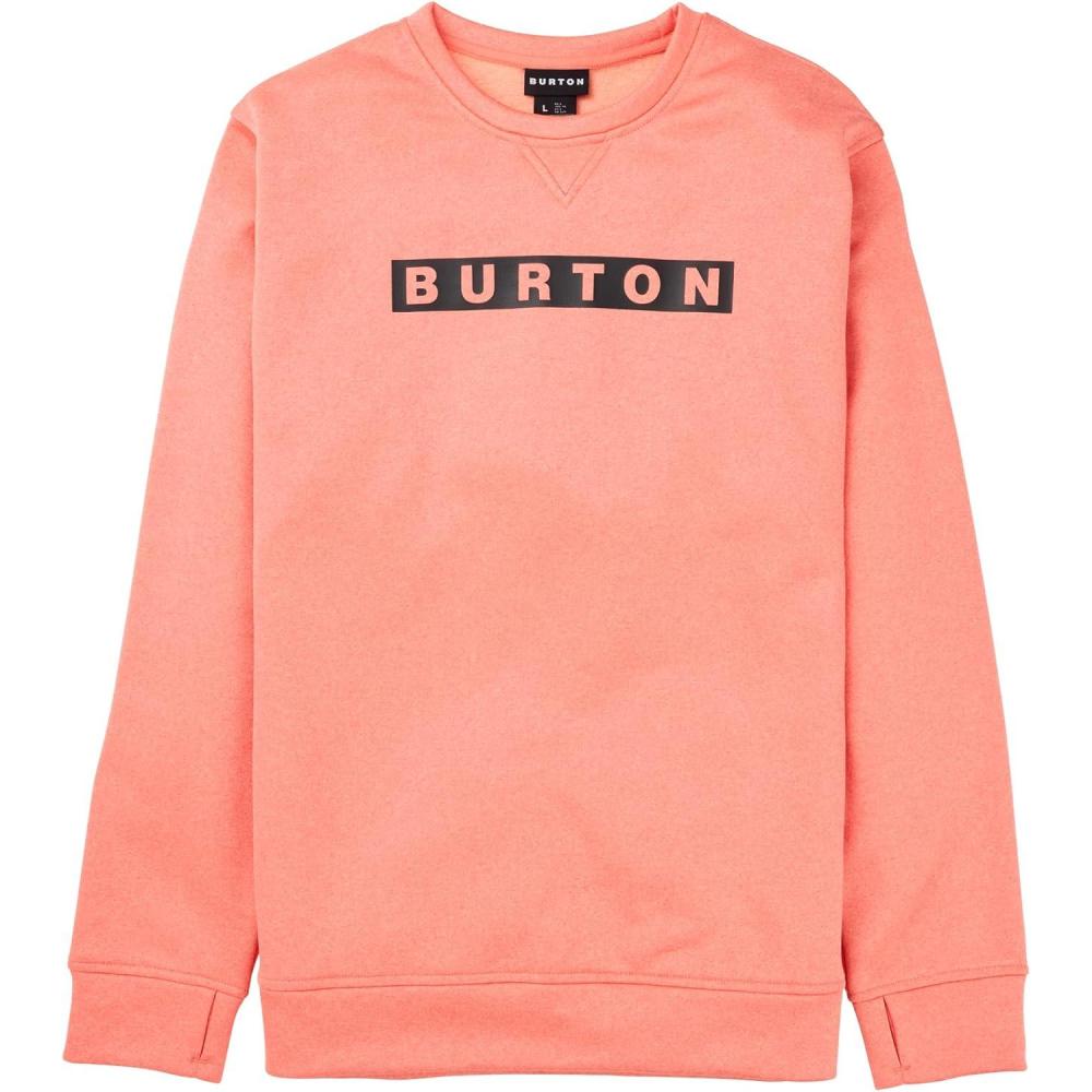 imageBurton Mens Oak Pullover CrewPeach Echo Heather