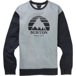 Burton Men’s Oak Pullover Crew(Gray Heather / True Black Heather)