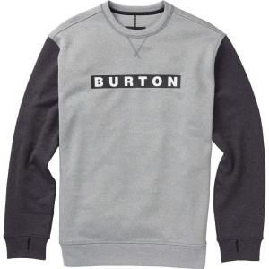 Burton Men’s Oak Pullover Crew(Monument Heather/Heather Black)