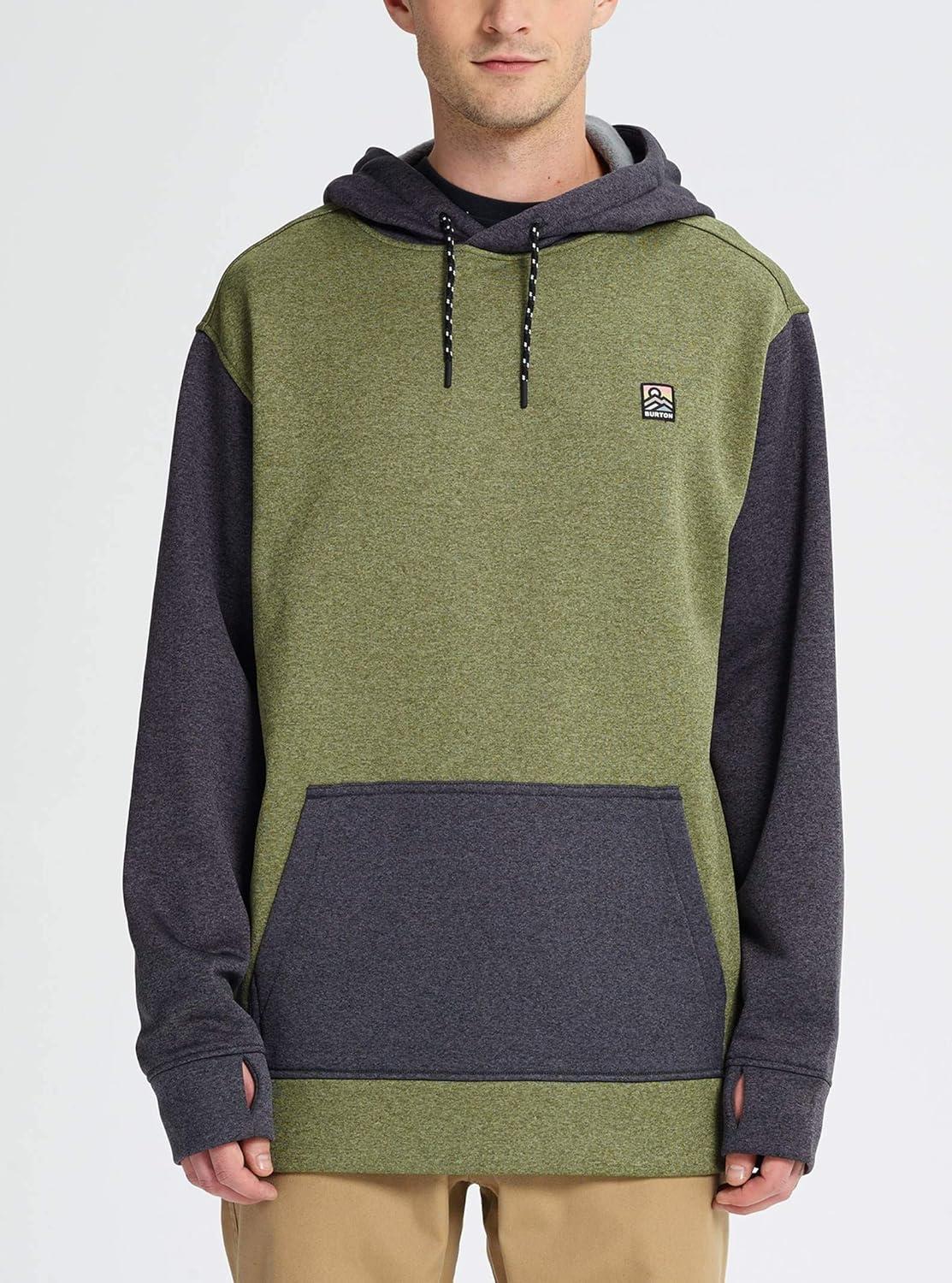 imageBurton Mens Oak Pullover HoodieClover HeatherHeather Black