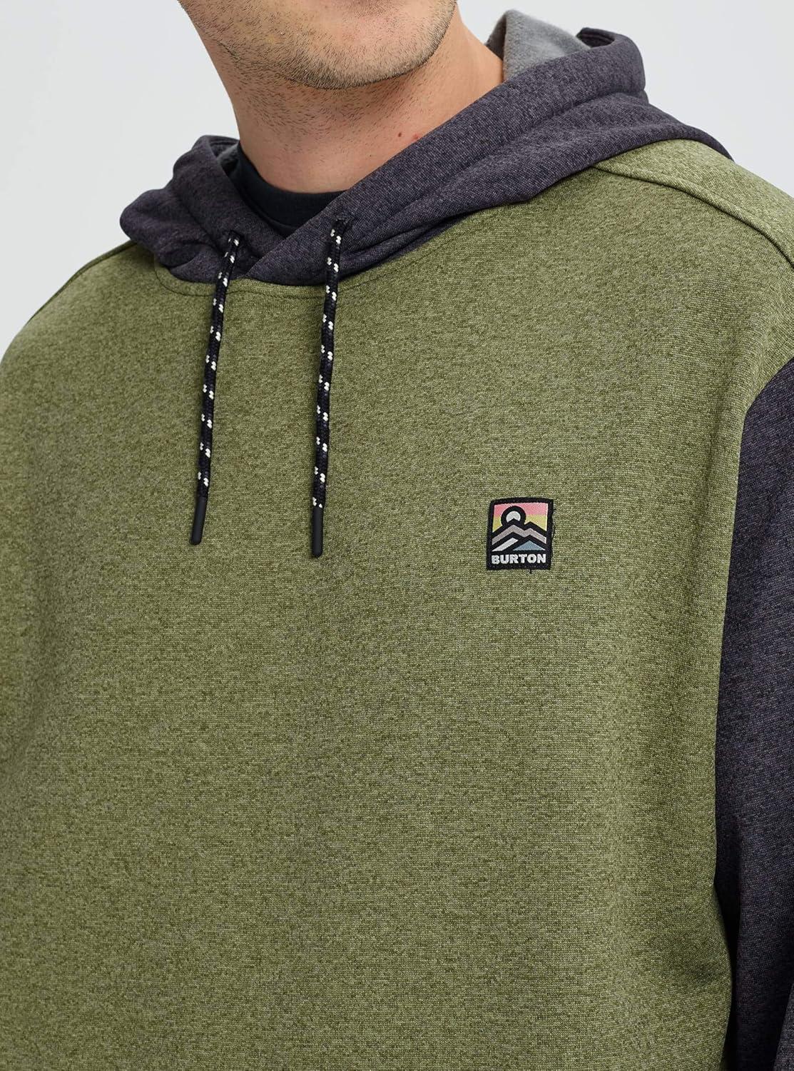 imageBurton Mens Oak Pullover HoodieClover HeatherHeather Black