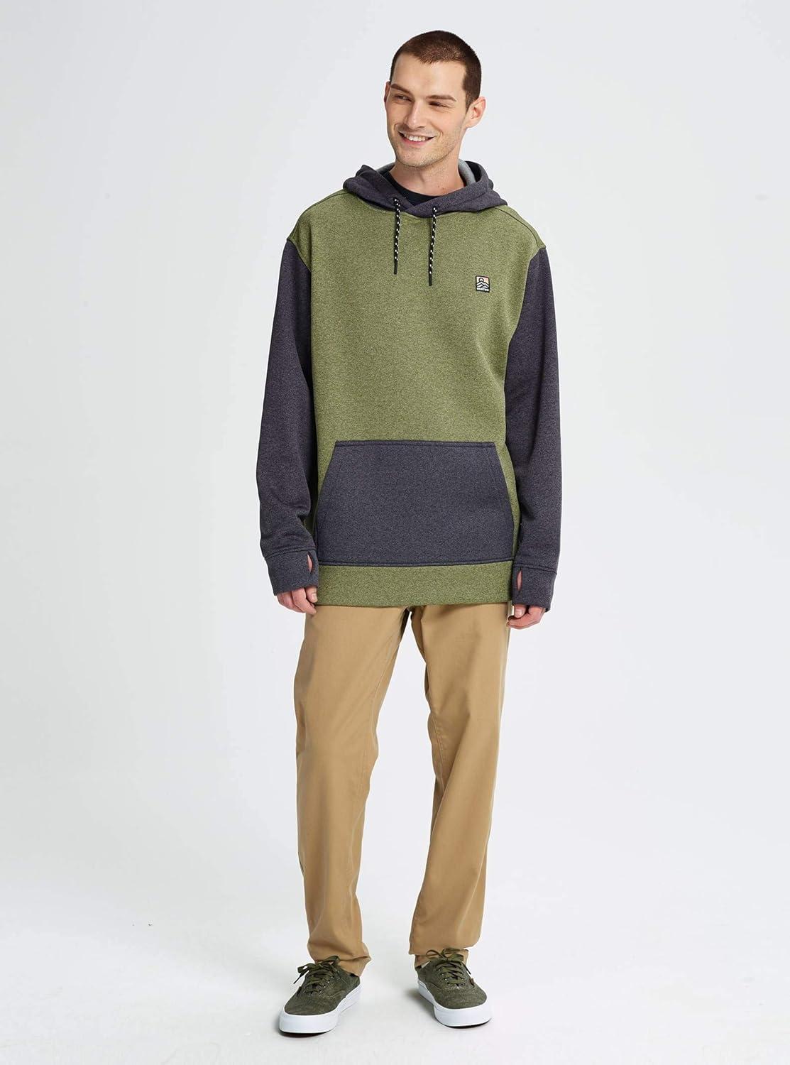 imageBurton Mens Oak Pullover HoodieClover HeatherHeather Black