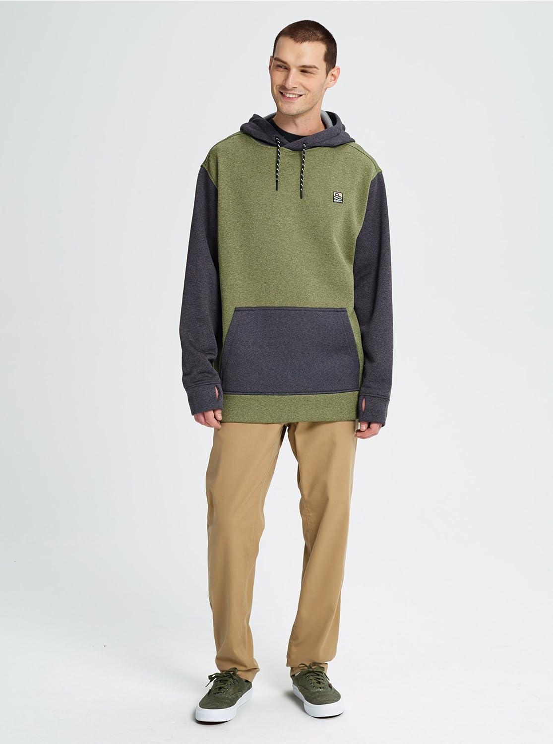 imageBurton Mens Oak Pullover HoodieClover HeatherHeather Black