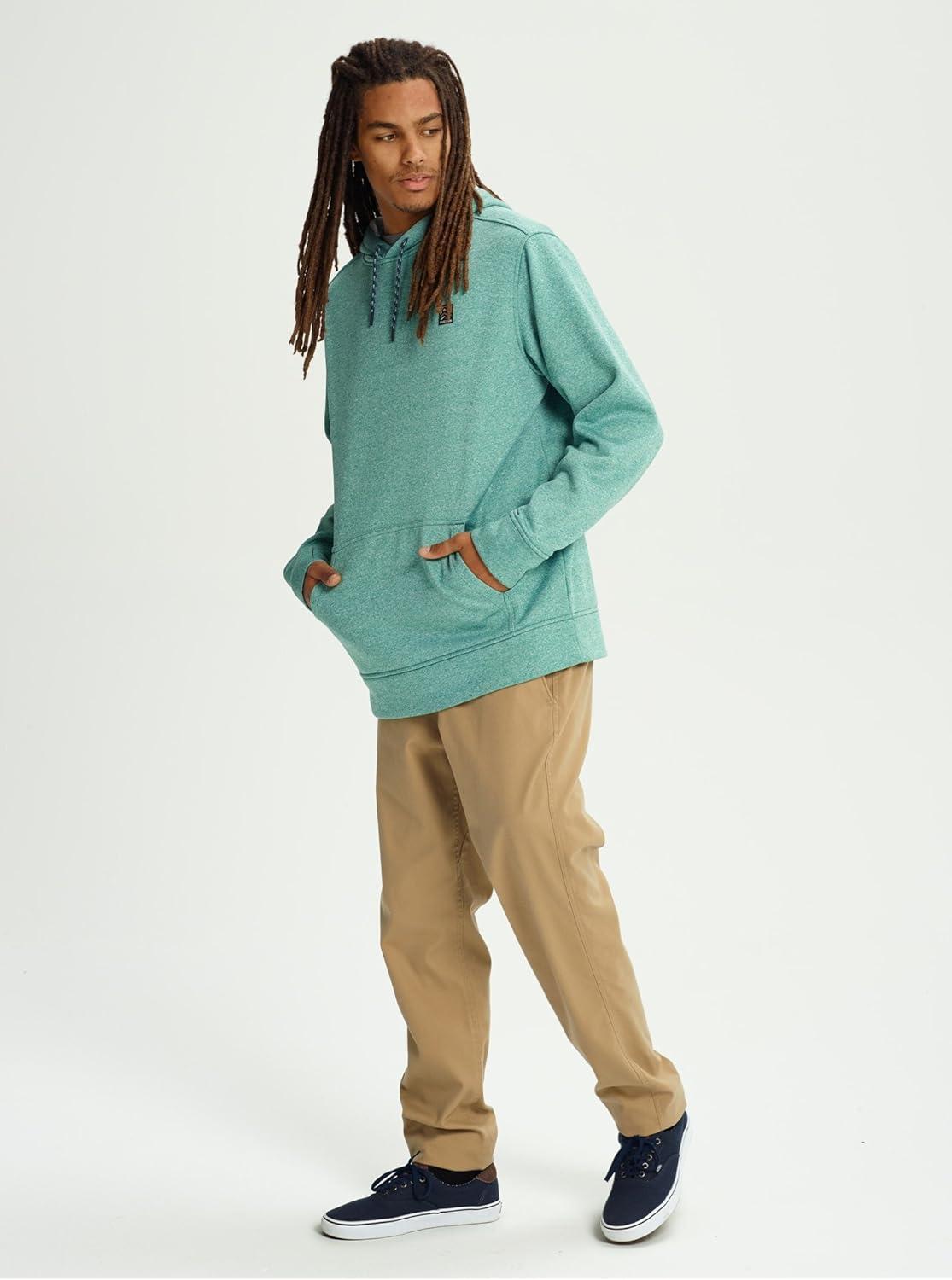 imageBurton Mens Oak Pullover HoodieHeather BlackStout White