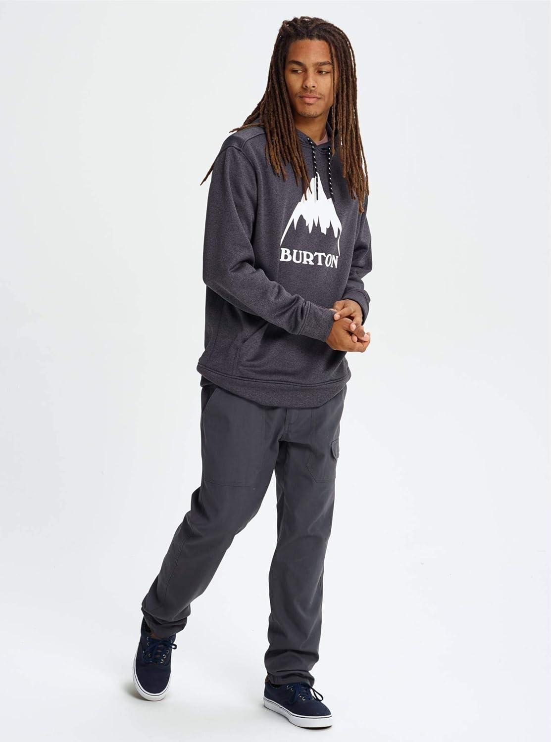 imageBurton Mens Oak Pullover HoodieHeather BlackStout White