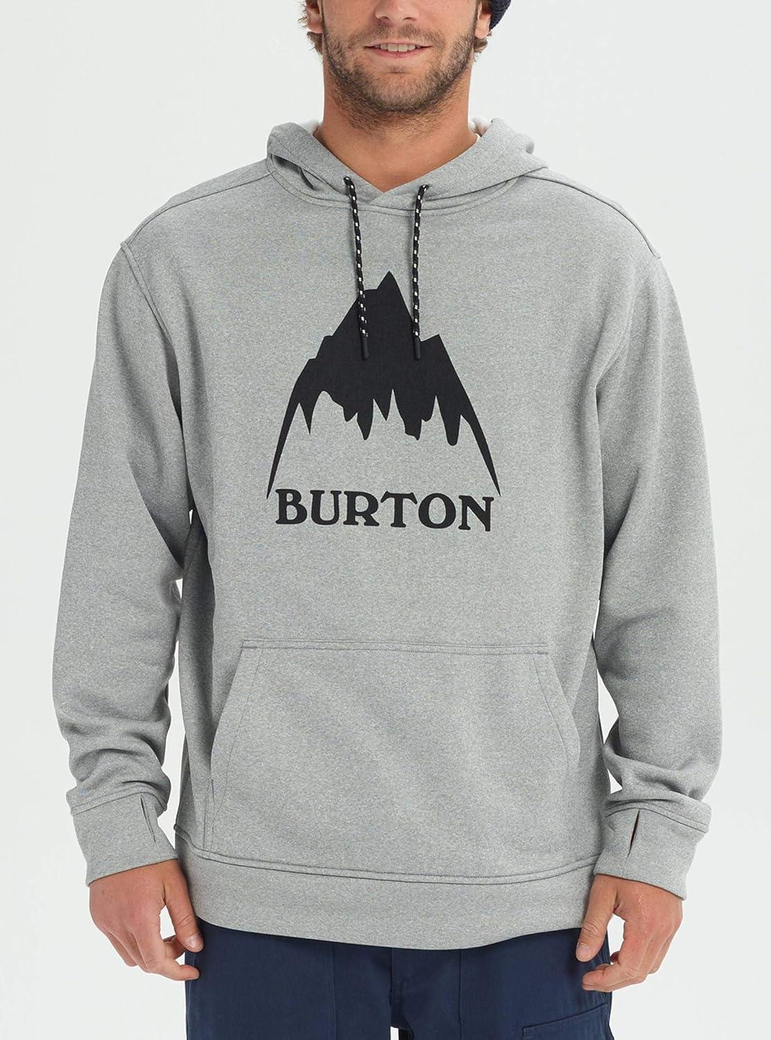 imageBurton Mens Oak Pullover HoodieMonument Heather New