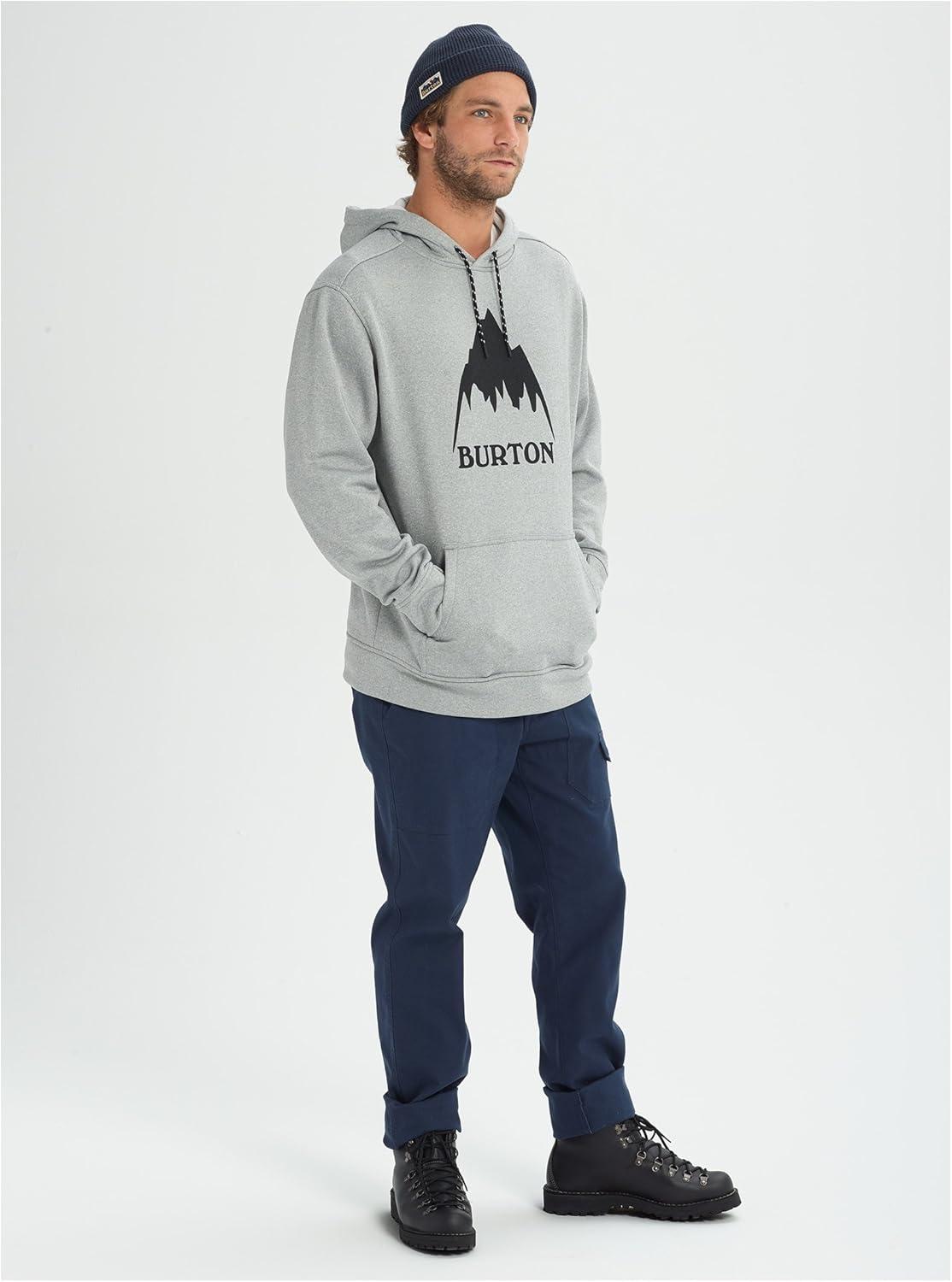 imageBurton Mens Oak Pullover HoodieMonument Heather New