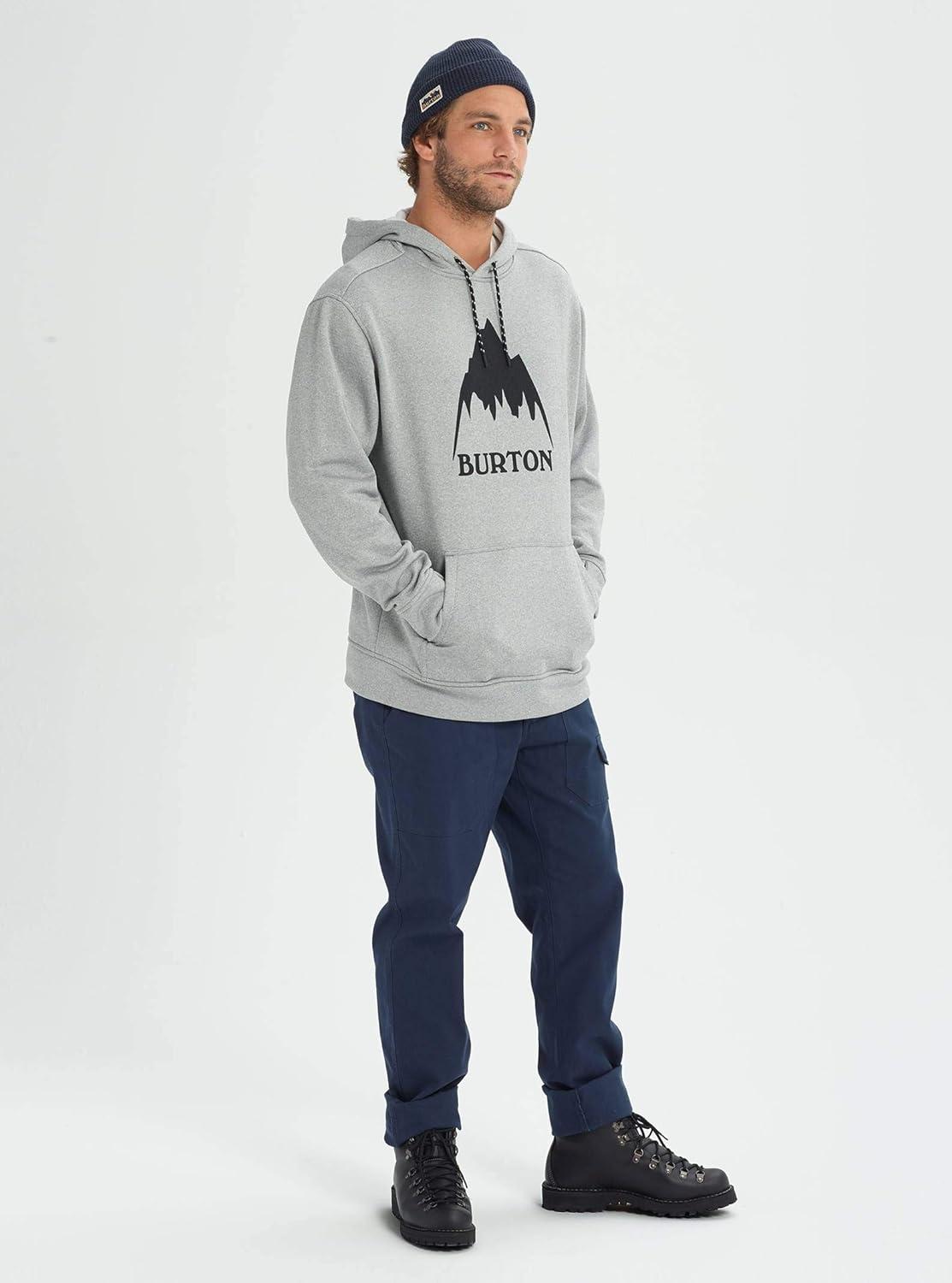 imageBurton Mens Oak Pullover HoodieMonument Heather New