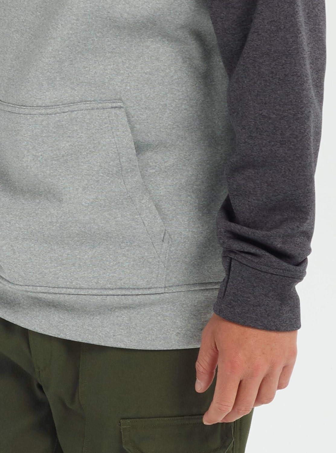 imageBurton Mens Oak Pullover HoodieMonument HeatherHeather Black New