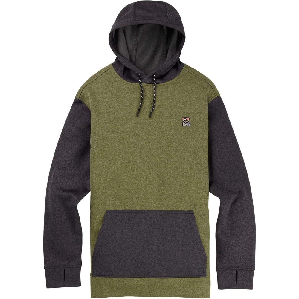 imageBurton Mens Oak Pullover HoodieClover HeatherHeather Black