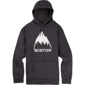 Burton Men’s Oak Pullover Hoodie(Heather Black/Stout White)