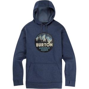 Burton Men’s Oak Pullover Hoodie(Mood Indigo Heather)