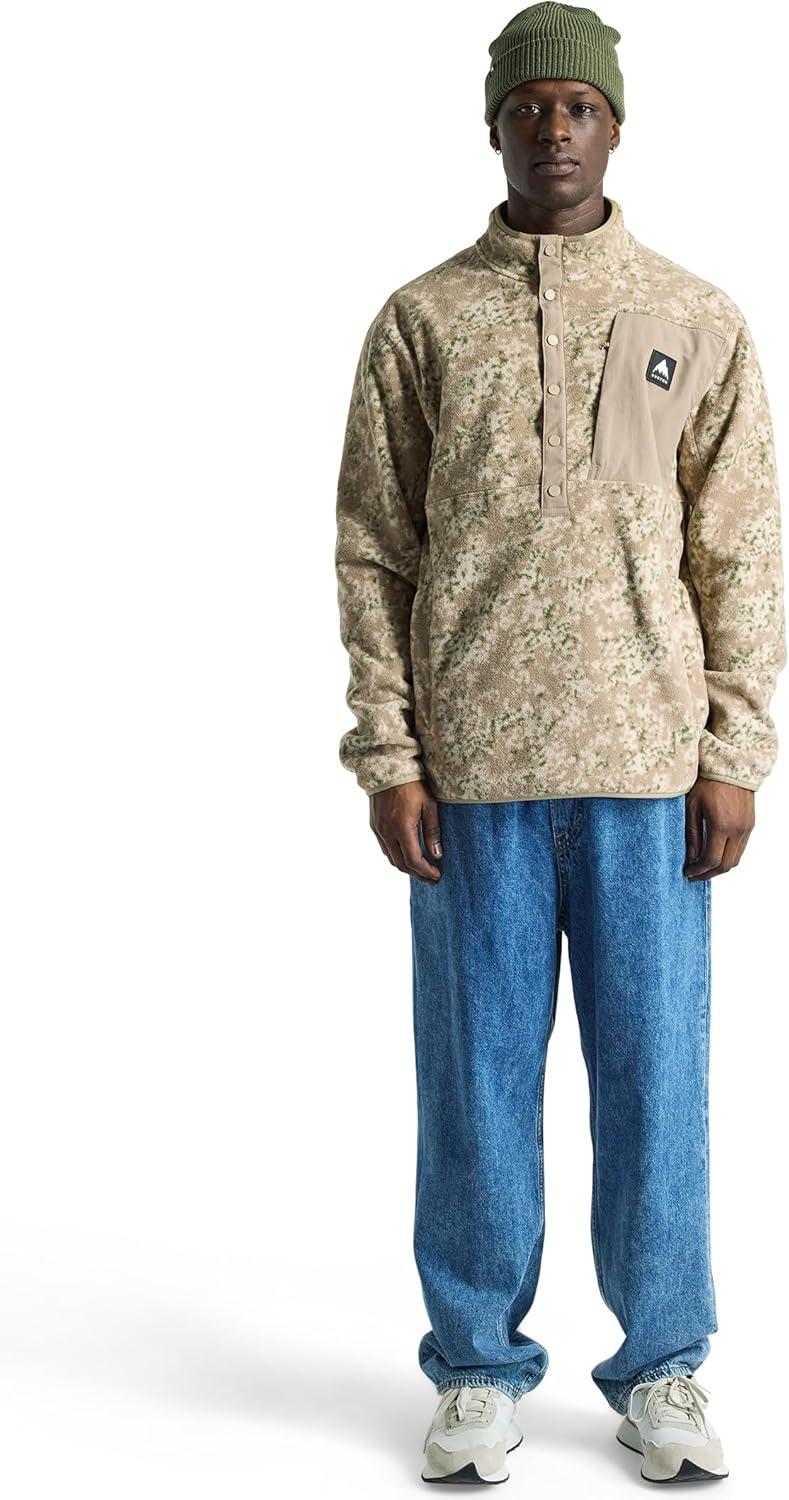 imageBurton Mens Cinder Fleece PulloverSnowfall Camo