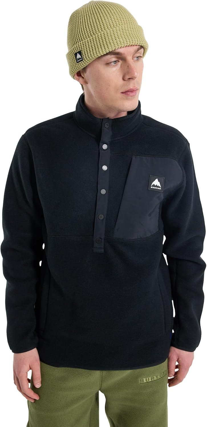 imageBurton Mens Cinder Fleece PulloverTrue Black