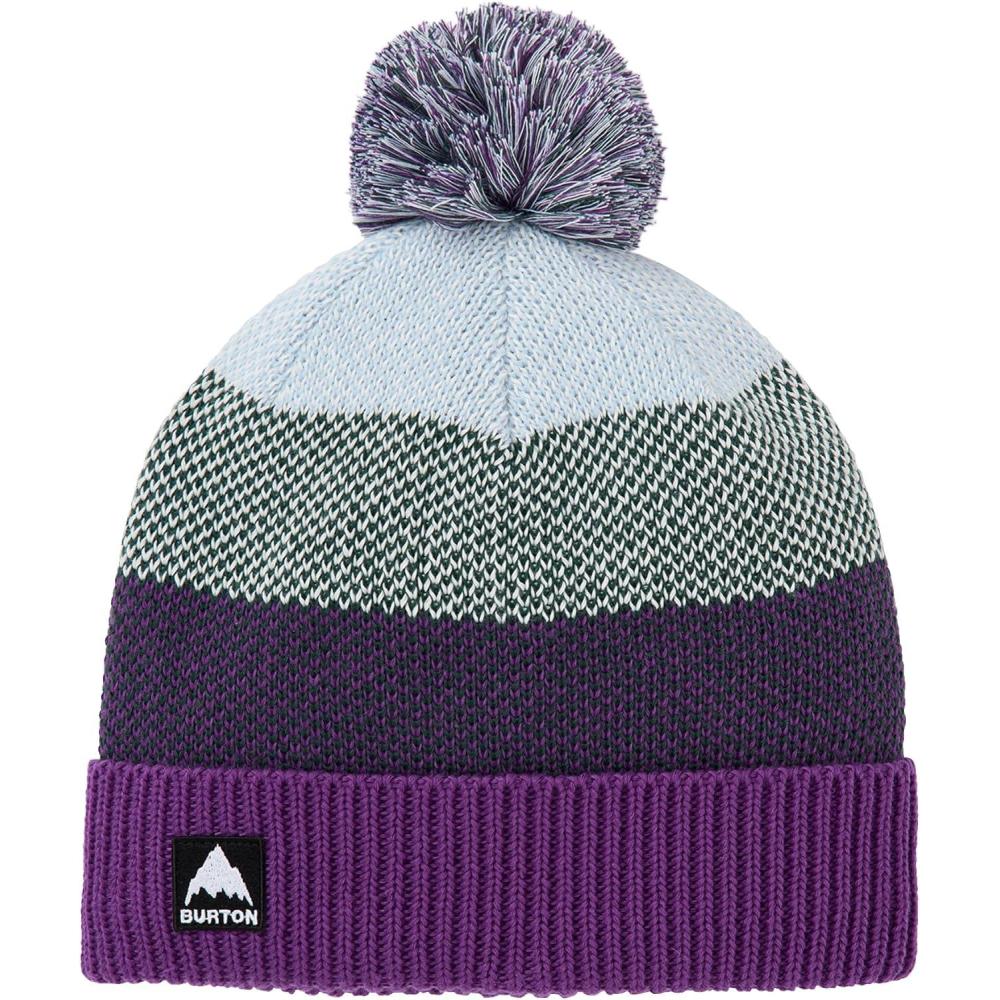 imageBurton Kids FleeceLined Pom Beanie Imperial Purple One Size