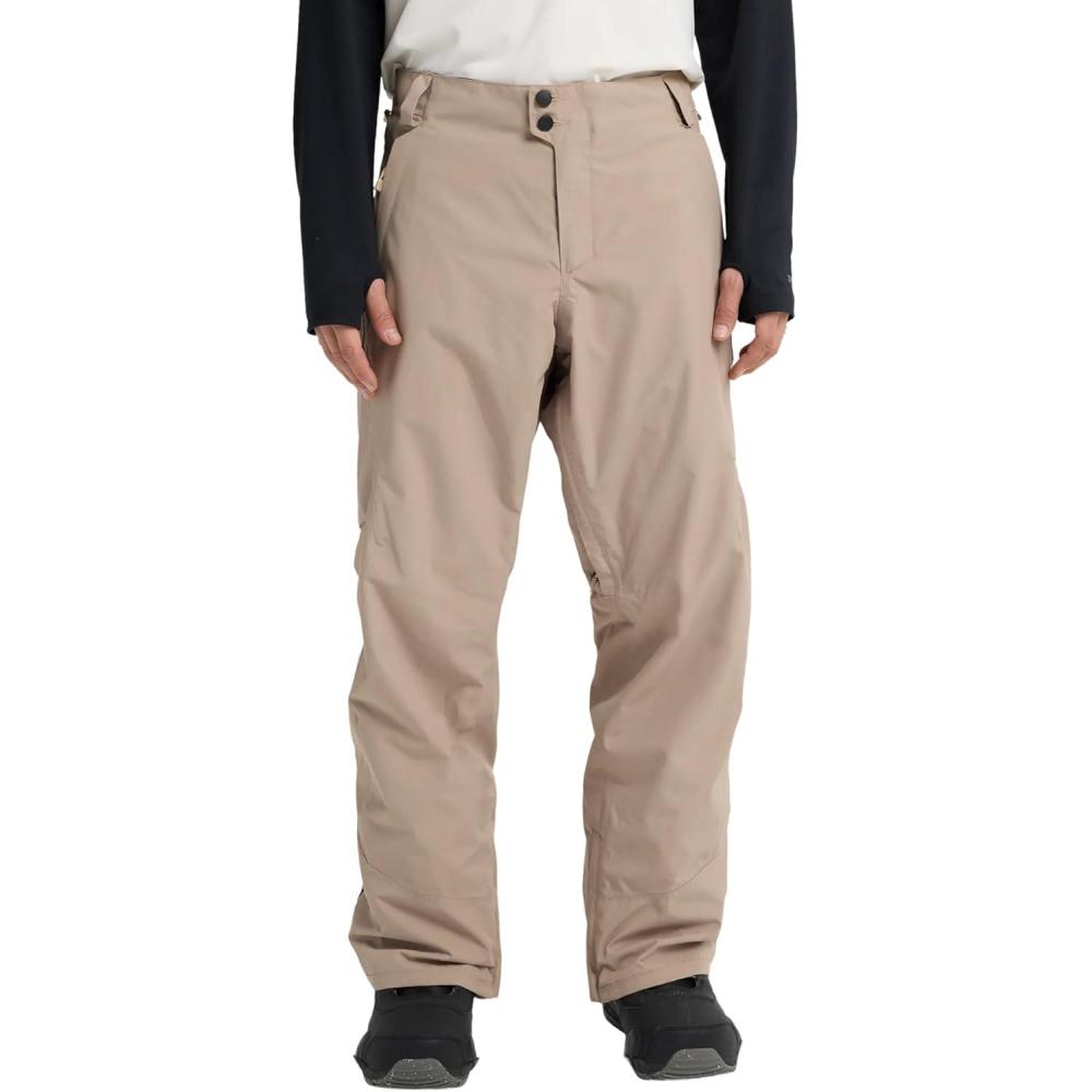 imageBurton Mens Reserve 2Layer Pants Waterproof Winter Snowboard Pants Perfect for LayeringSummit Taupe