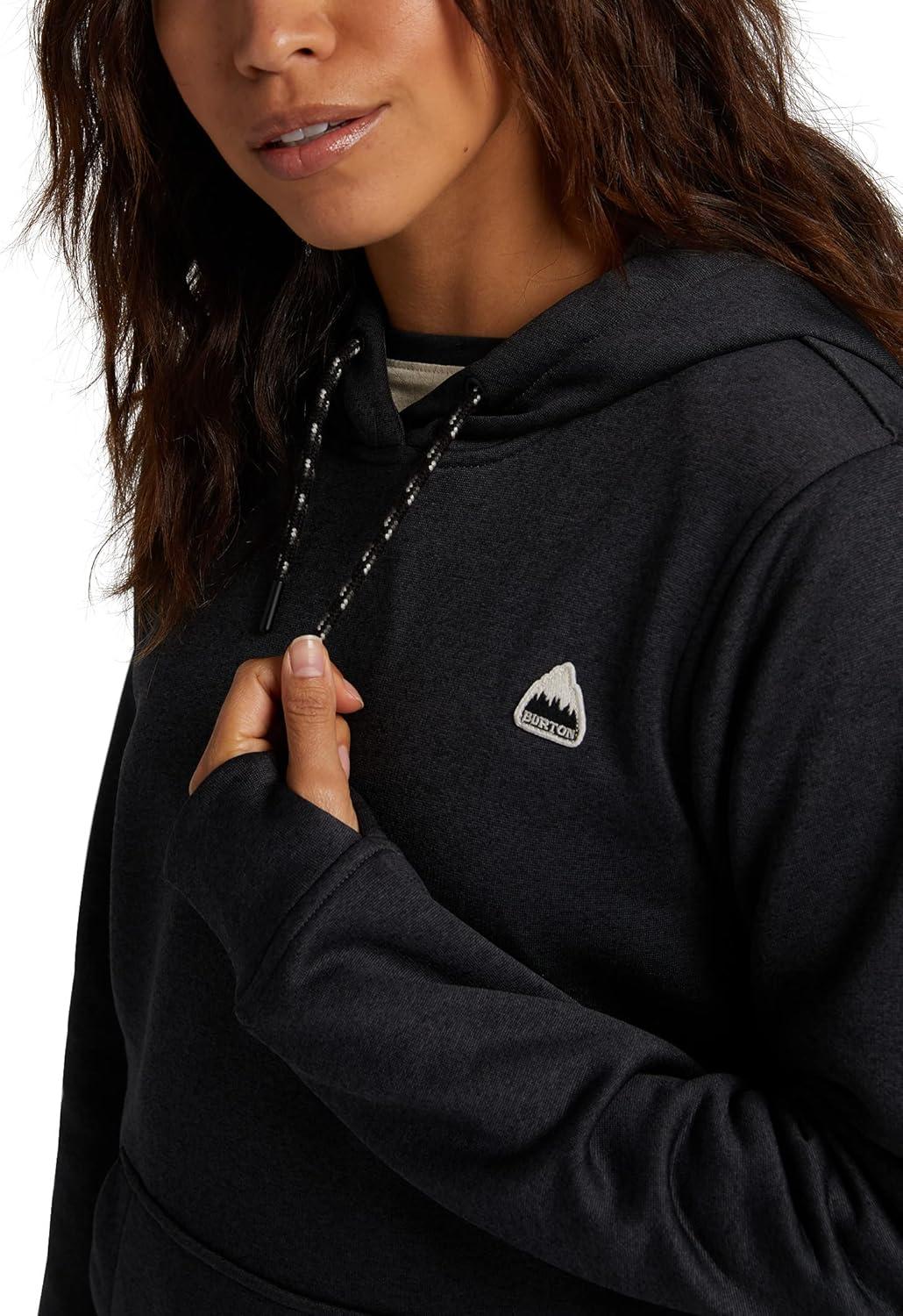 imageBurton Womens Oak Pullover HoodieBlack Heather