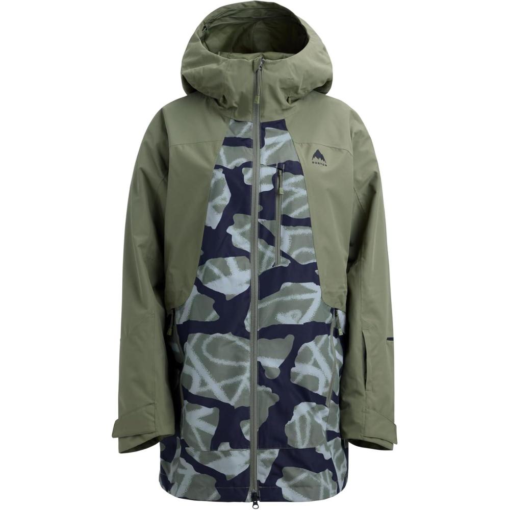imageBurton Womens Reserve 2L Jacket Forest MossGraffiti Camo M