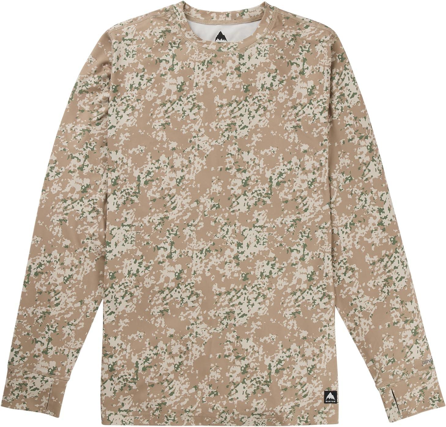 imageBurton Mens Midweight Base Layer CrewneckSnowfall Camo