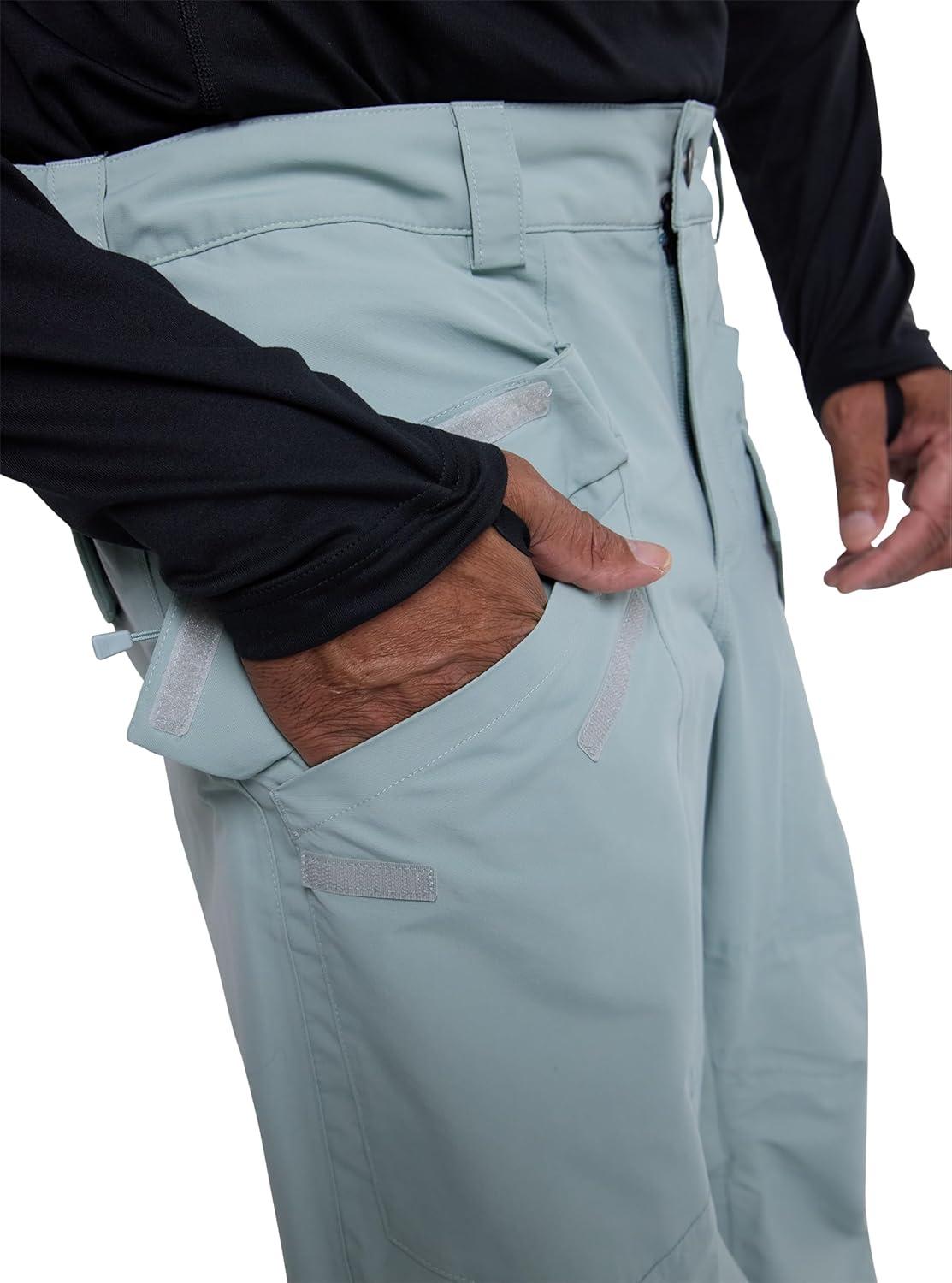 imageBurton UnisexAdult Burton Mens Covert 20 2l Snow PantsPetrol Green
