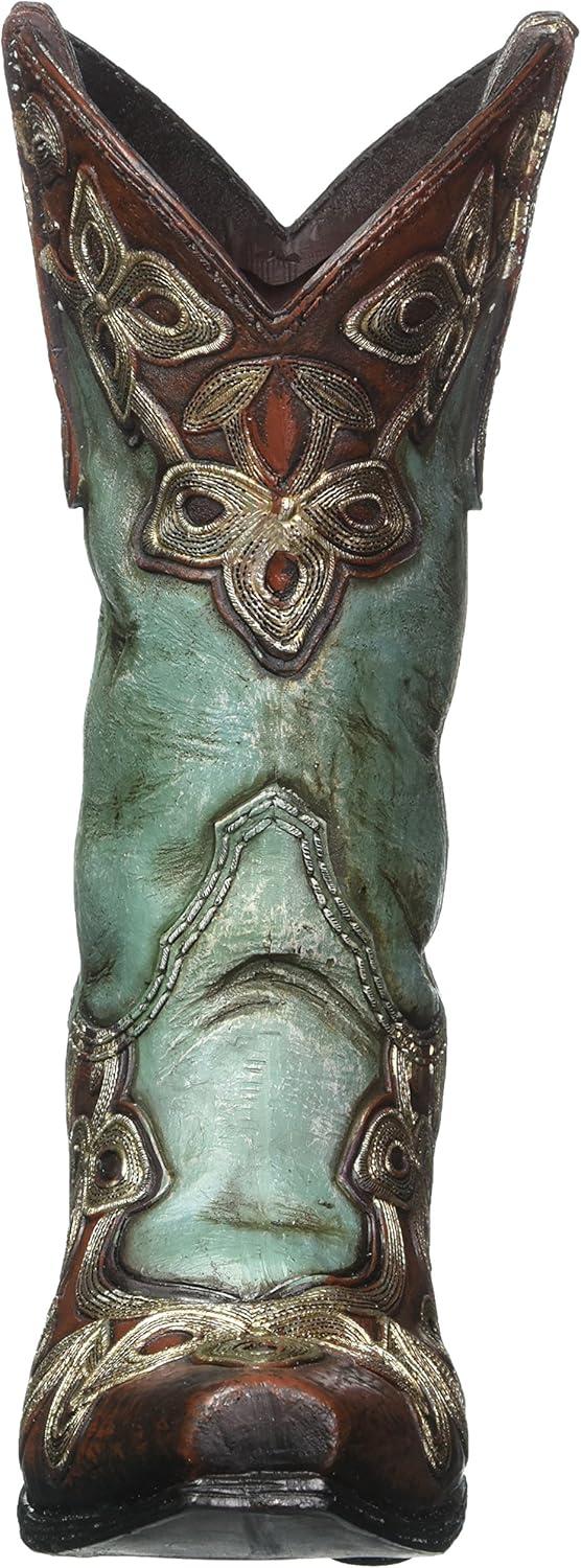 imageTurquoise Cowgirl Boot Vase