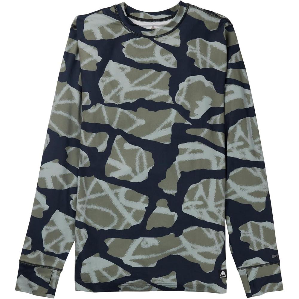 imageBurton Mens Midweight Base Layer CrewneckGraffiti Camo