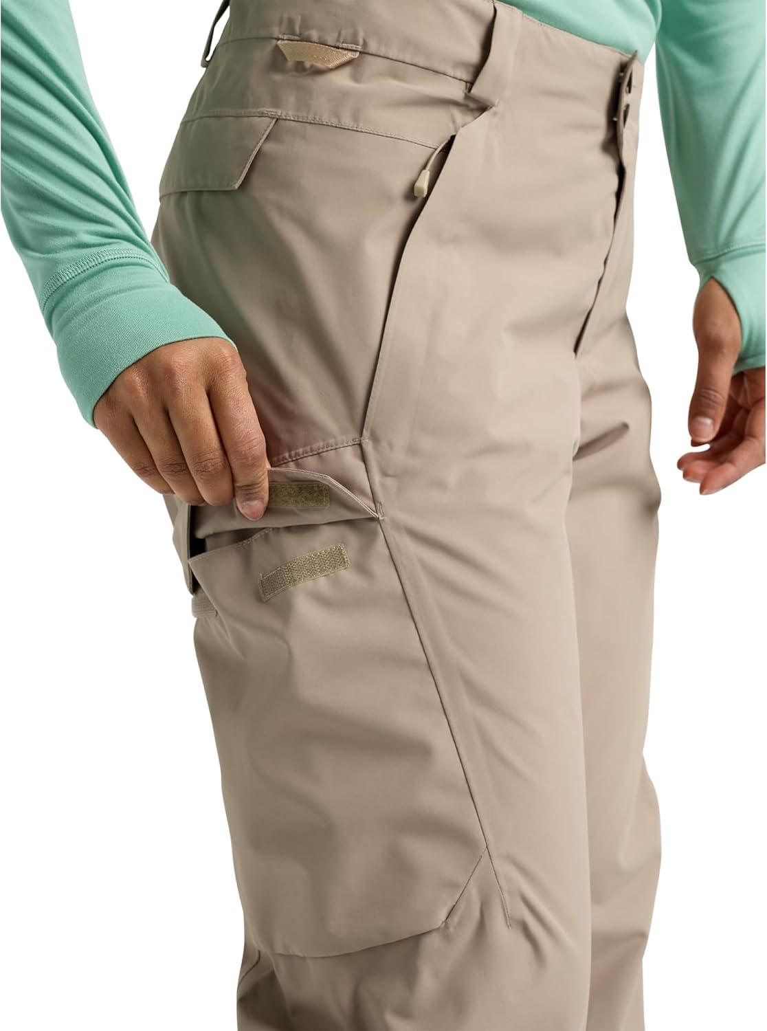 imageBurton Womens Reserve 2L 20K Snow Pants Short Length 305 InseamSummit Taupe