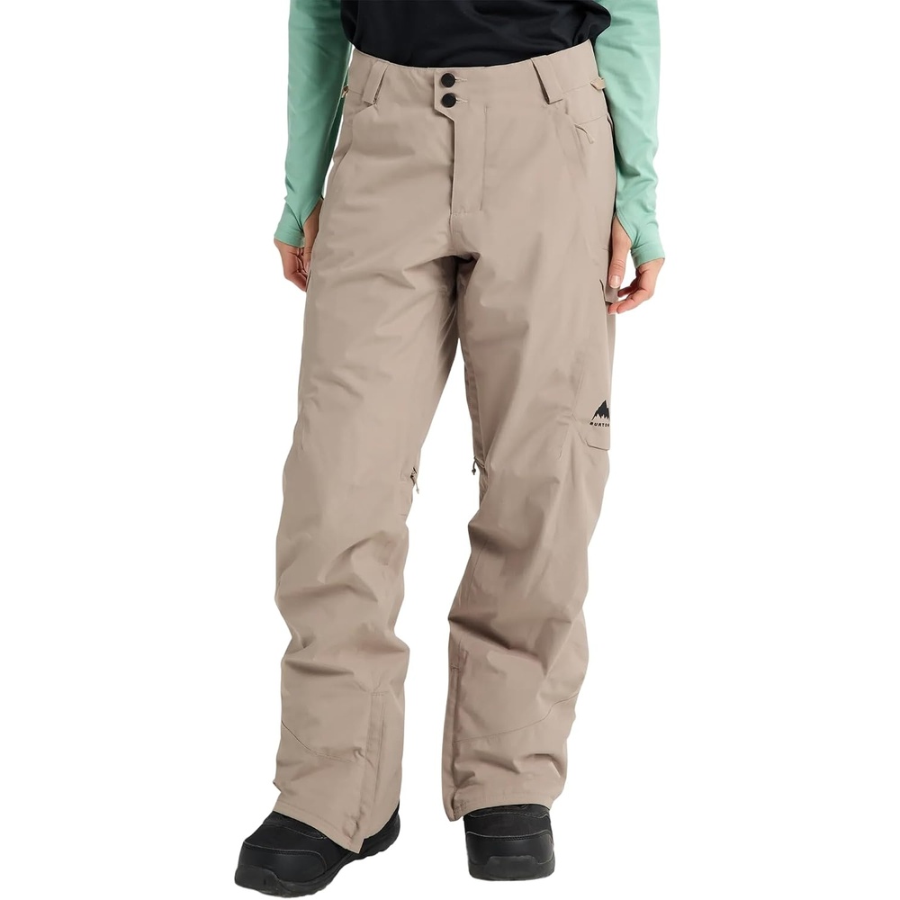 image:imageBurton Womens Reserve 2Layer Insulated Pants Waterproof Winter Snowboard PantsSummit Taupe