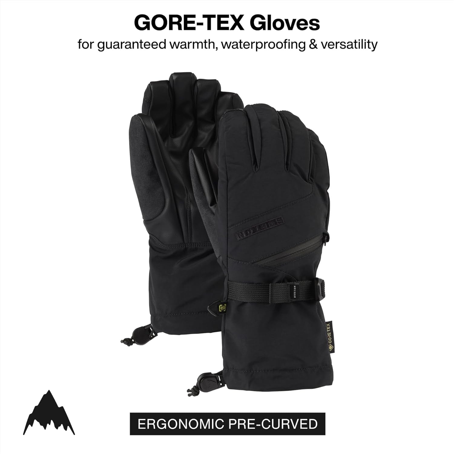 image:imageBurton Womens GoreTEX Insulated Gloves Waterproof Winter Snowboard Gloves with Touch Screen Tech amp Removable LinerGray Heather